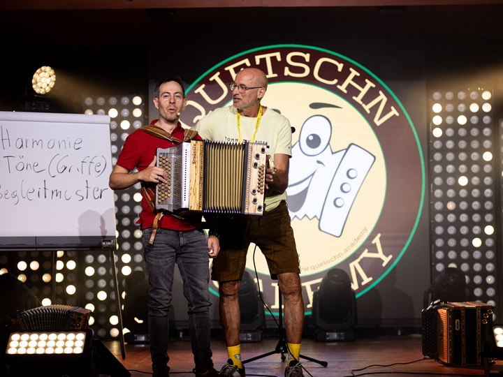 Quetschn Academy auf der Bühne