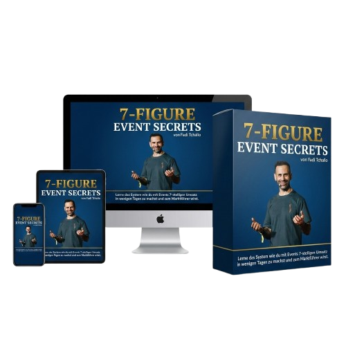 7-Figure Event Secrets — Produkt-Mockup